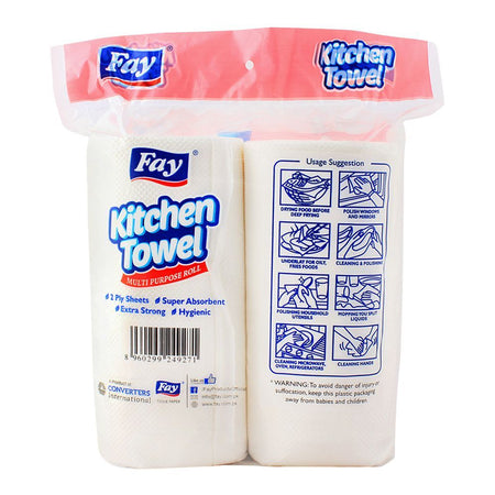 Fay Kitchen Towel Roll, Twin Pack - Image 2