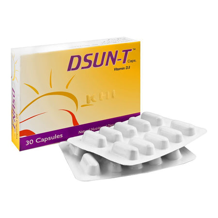 Neuvic Pharma DSun -T Capsule, Vitamin D3, 30-Pack - Main Image