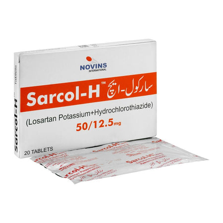 Novins International Sarcol-H Tablet, 50/12.5mg, 20-Pack - Main Image