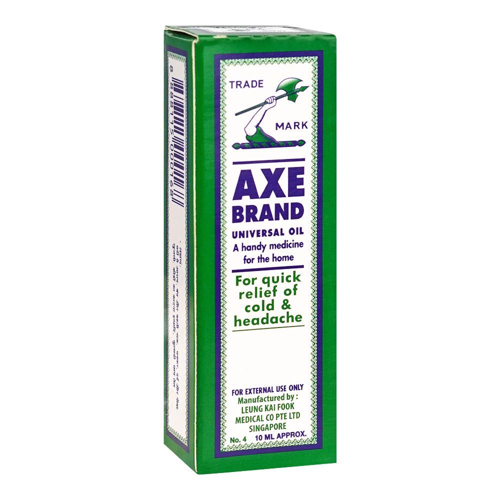 Axe Brand Universal Oil, For Quick Relief of Cold & Headache, 10ml - Main Image