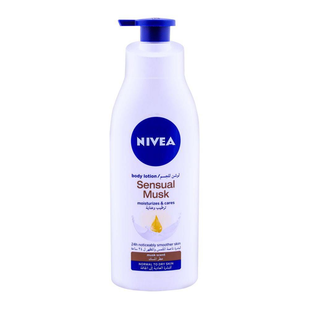 Nivea Sensual Musk Body Lotion, Normal To Dry Skin, 400ml - Main Image