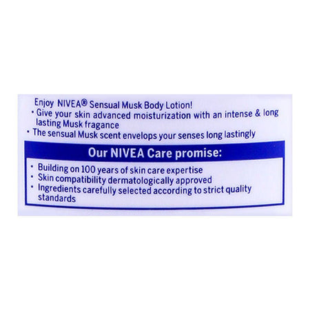 Nivea Sensual Musk Body Lotion, Normal To Dry Skin, 400ml - Image 3