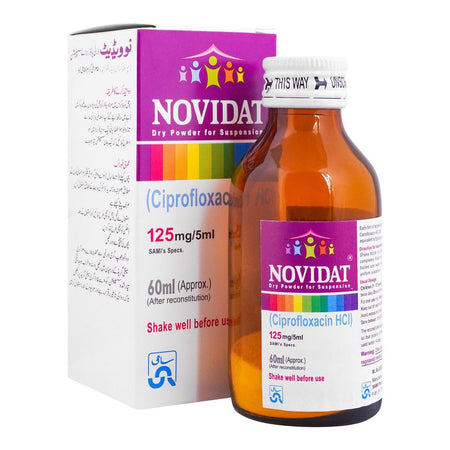 Sami Pharmaceuticals Novidat Dry Powder For Suspension, 125mg/5ml - Main Image