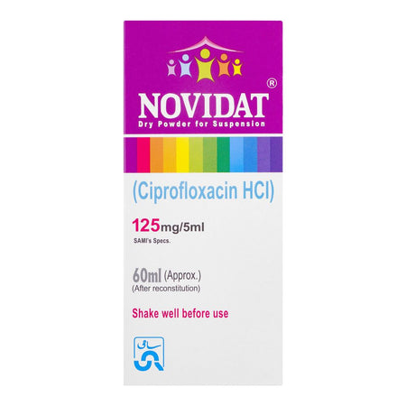 Sami Pharmaceuticals Novidat Dry Powder For Suspension, 125mg/5ml - Image 2