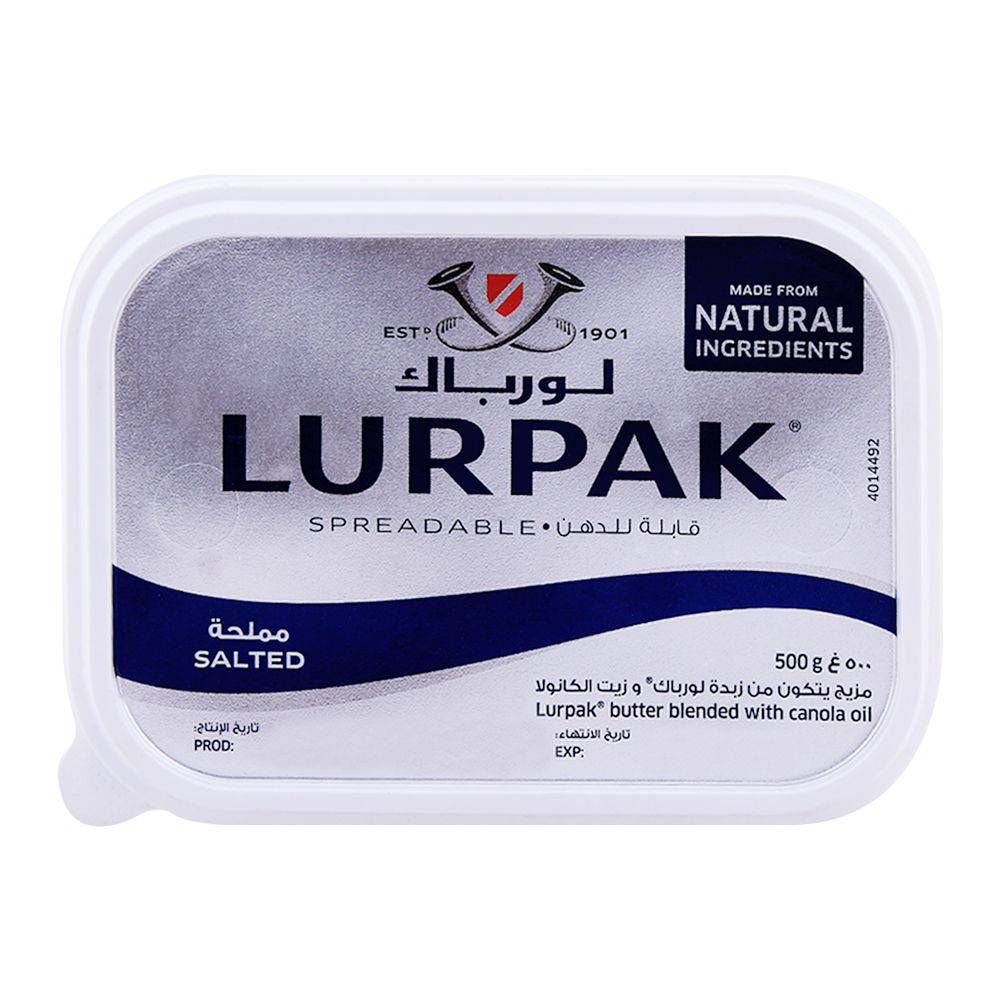 Lurpak Salted Spreadable Butter Tub 500g - Main Image