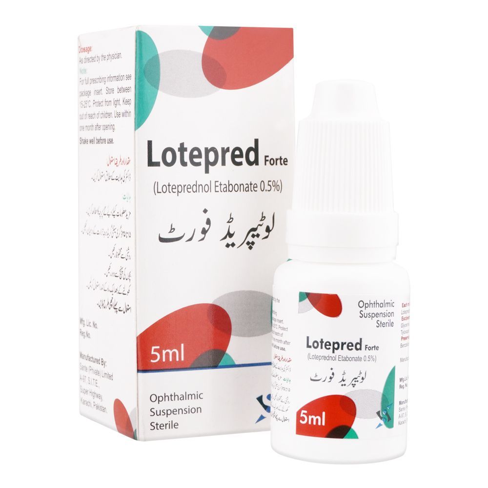 Sante Pharma Lotepred Forte Ophthalmic Suspension, 5ml - Main Image