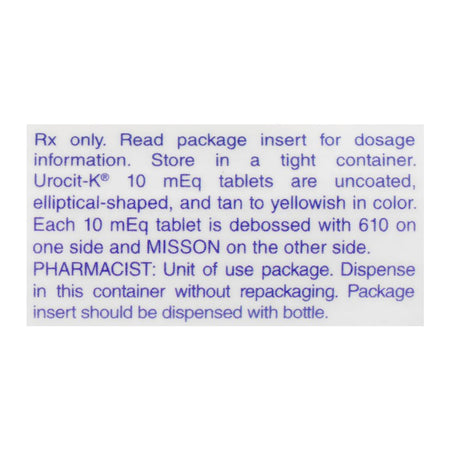 Urocit-K 1080mg Tablets, Bottle (30 Tablets) - Image 3