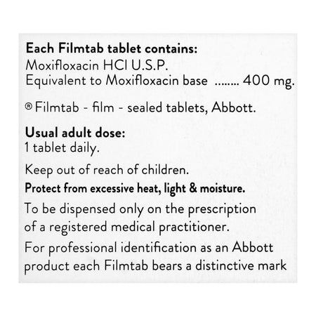 Abbott Moksi Tablet, 400mg, 5-Pack - Image 3