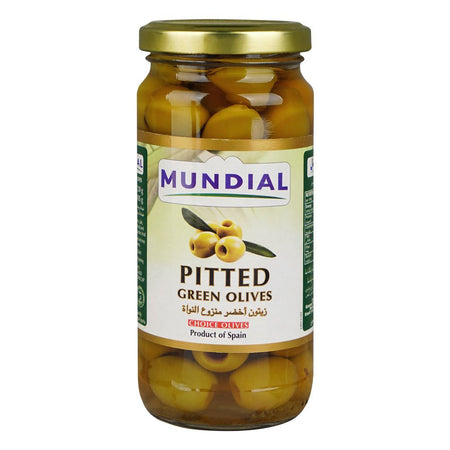 Mundial Pitted Green Olives, 230g - Main Image