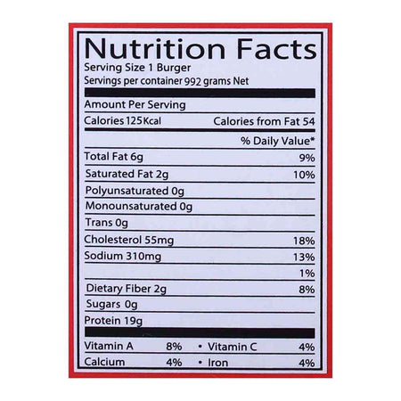 Dawn Chicken Burger Patties, 16 Pieces, 992g - Image 3