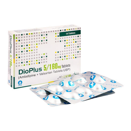 ATCO Laboratories Dioplus Tablet, 5/160mg, 14-Pack - Main Image
