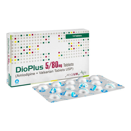 ATCO Laboratories Dioplus Tablet, 5/80mg, 14-Pack - Main Image