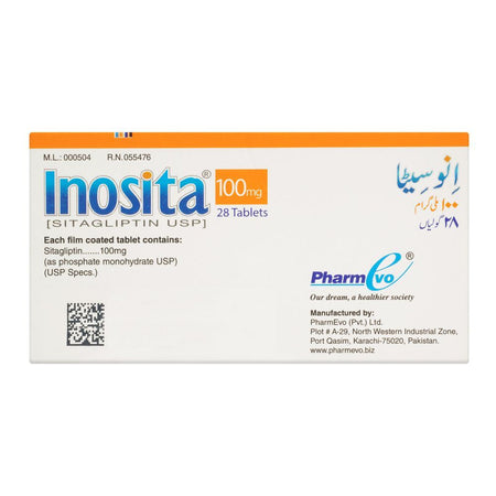 PharmEvo Inosita Tablet, 100mg, 28-Pack - Image 2