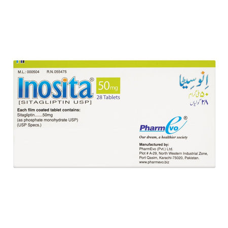 PharmEvo Inosita Tablet, 50mg, 28-Pack - Image 2