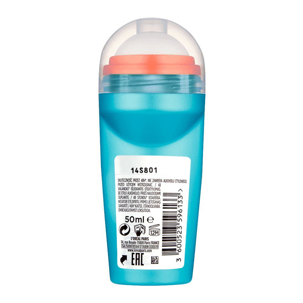 L'Oreal Paris Men Expert Cool Power 48H Ice Effect Anti-Perspirant Deodorant Roll On, 50ml - Image 2