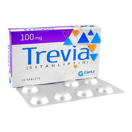 Getz Pharma Trevia Tablet, 100mg, 14-Pack - Main Image