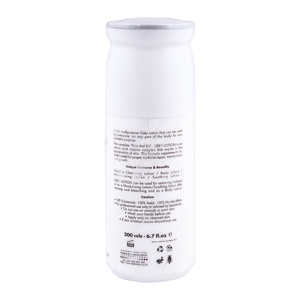 Dermacos Dermapure Multipurpose Grey Lotion, 200ml - Image 2