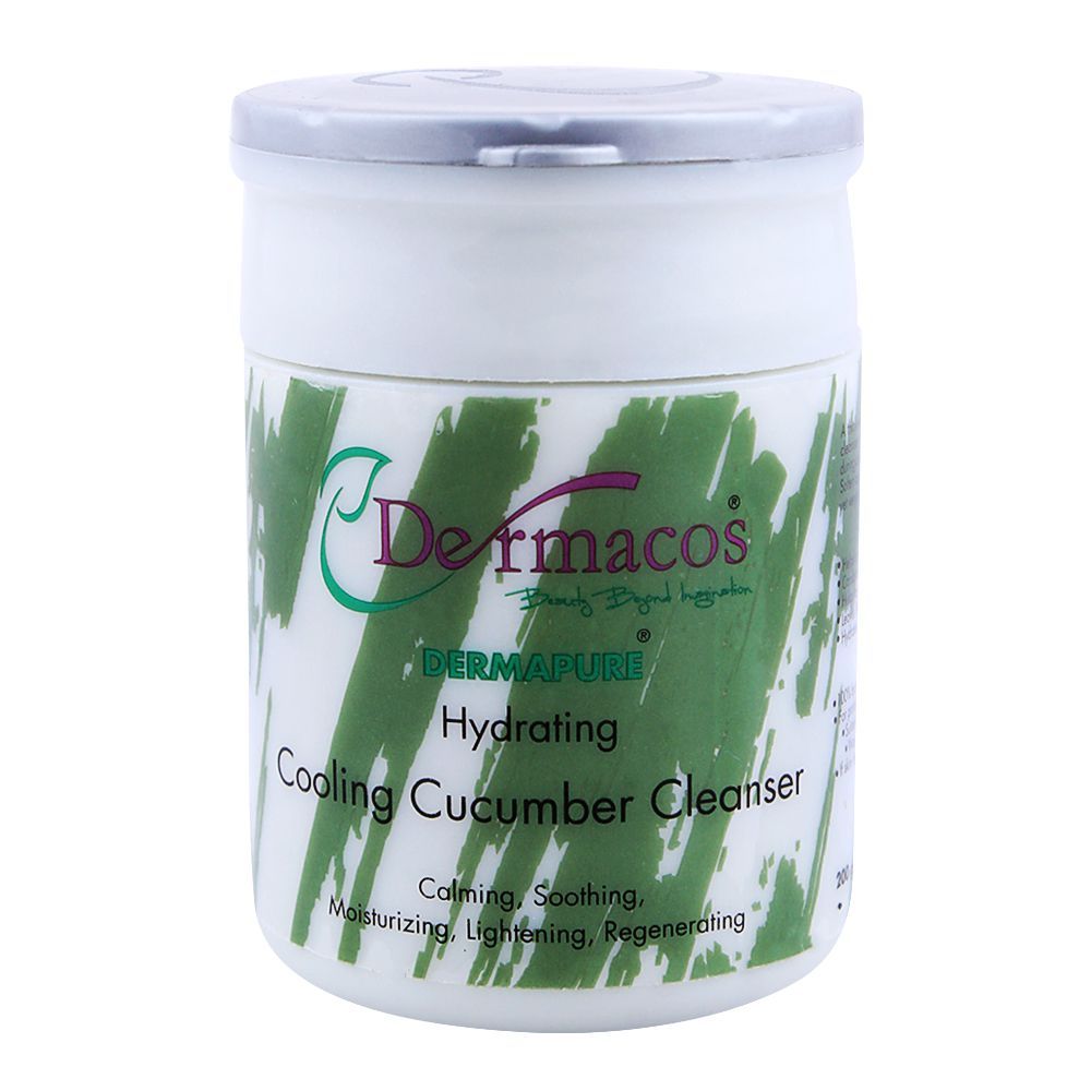Dermacos Dermapure Hydrating Cooling Cucumber Cleanser, 200g - Main Image