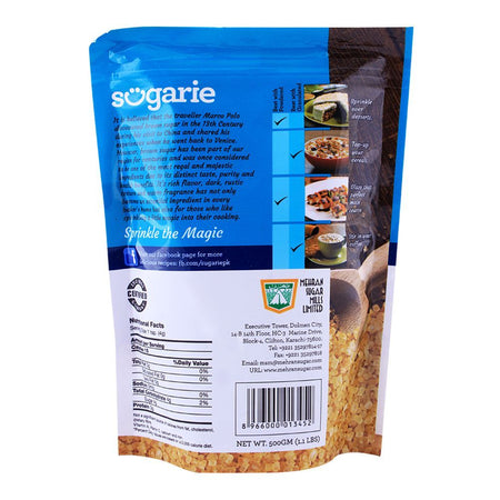 Sugarie Granulated Brown Pure Cane Sugar 500gm - Image 2