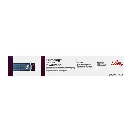 Eli Lilly Humalog KwikPen, 100IU/ml, 3.5mg/ml, 3ml - Image 3