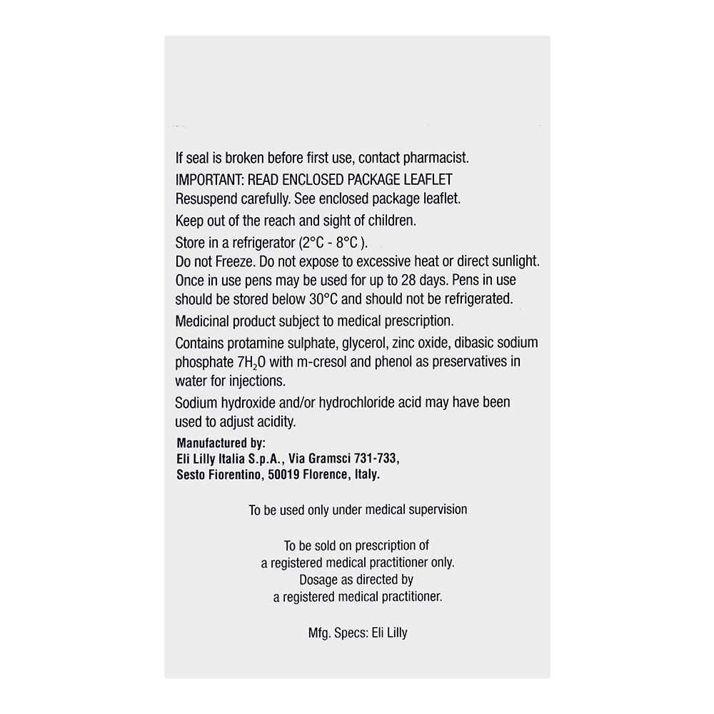 Eli Lilly Humalog Mix 25 KwikPen, 100IU/ml, 3.5mg/ml, 3ml - Image 2