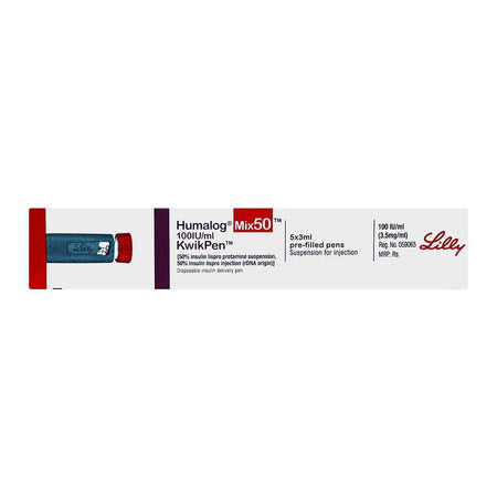 Eli Lilly Humalog Mix 50 KwikPen, 100IU/ml, 3.5mg/ml, 3ml - Image 3