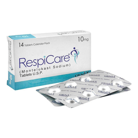 Genix Pharma Respicare Tablet, 10mg, 14-Pack - Main Image