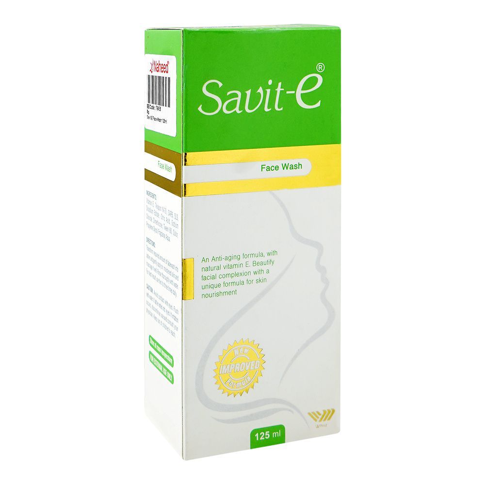 Whiz Laboratories Savit-E Face Wash, Vitamin E, Citric Acid, For All Types Of Skin, 125ml - Main Image