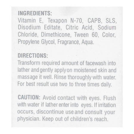 Whiz Laboratories Savit-E Face Wash, Vitamin E, Citric Acid, For All Types Of Skin, 125ml - Image 4