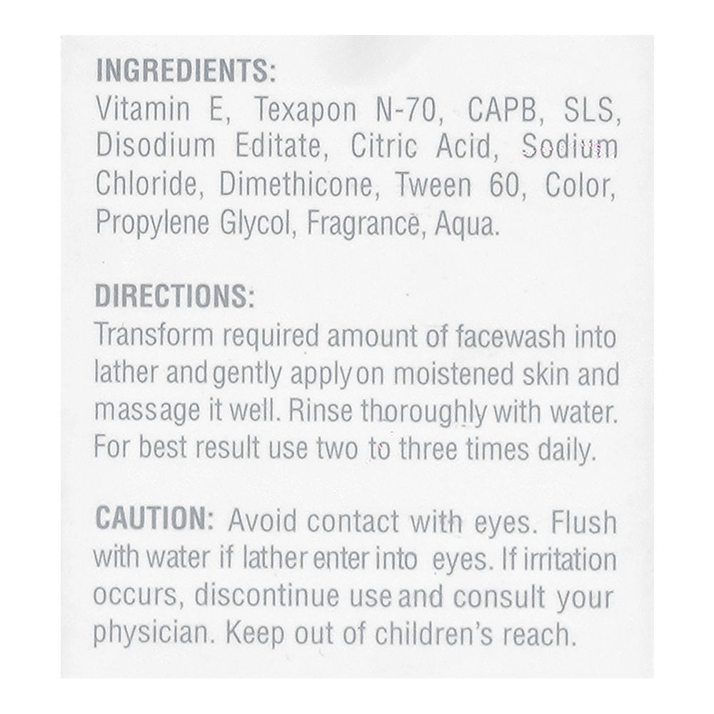 Whiz Laboratories Savit-E Face Wash, Vitamin E, Citric Acid, For All Types Of Skin, 125ml - Image 4