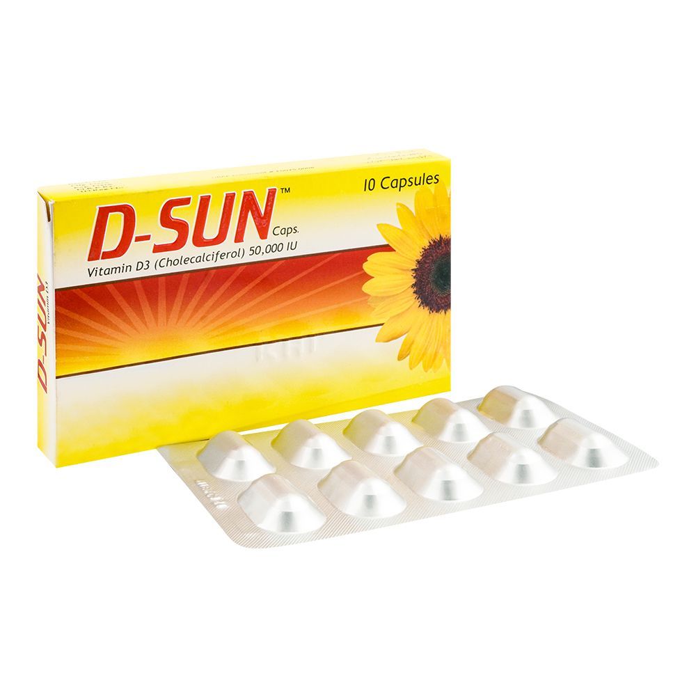 Neuvic Pharma D-Sun Capsule, 50000IU, 10-Pack - Main Image