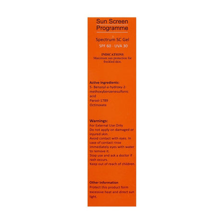 Crystolite Pharmaceuticals Spectrum SC Gel SPF-60, 50g - Image 3