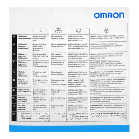 Omron Essential Compressor Nebulizer, C101 - Image 4