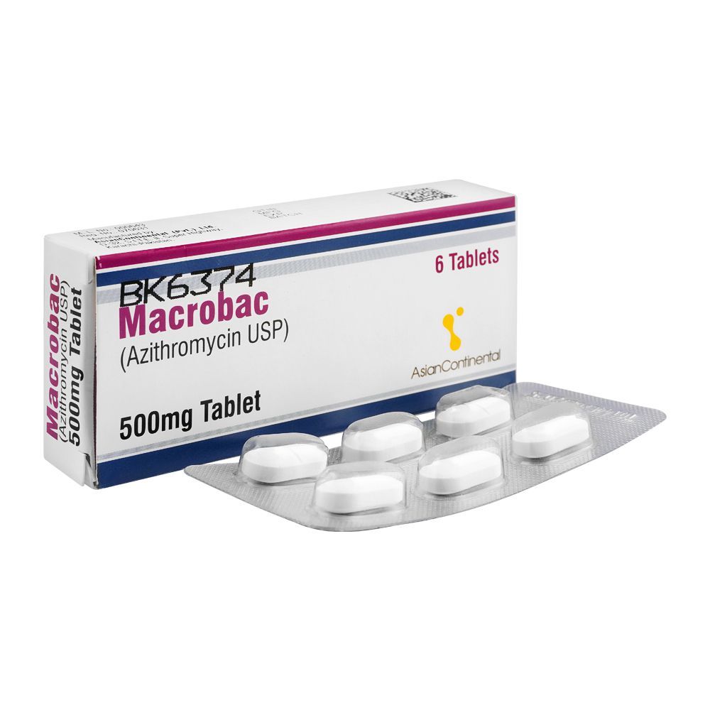 AsianContinental Macrobac Tablet, 500mg, 6-Pack - Main Image