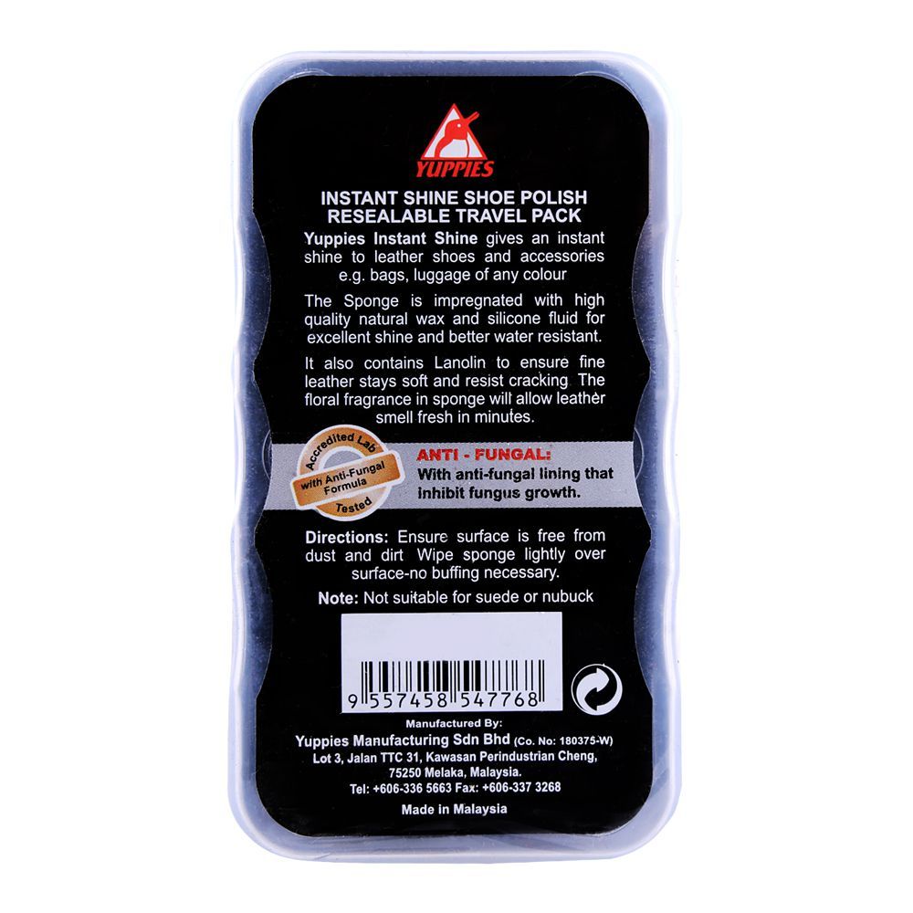 Yuppies Instant Shine Sponge Black - Image 2
