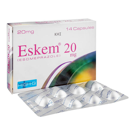 High-Q Pharmaceuticals Eskem Capsule, 20mg, 14-Pack - Main Image