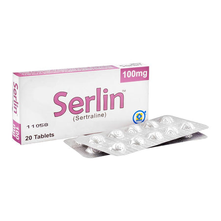 Amarant Pharmaceuticals Serlin Tablet, 100mg, 20-Pack - Main Image