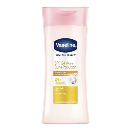 Vaseline Healthy Bright Sun+Pollution Protection Lotion With SPF-24 and PA++, 200ml - Main Image