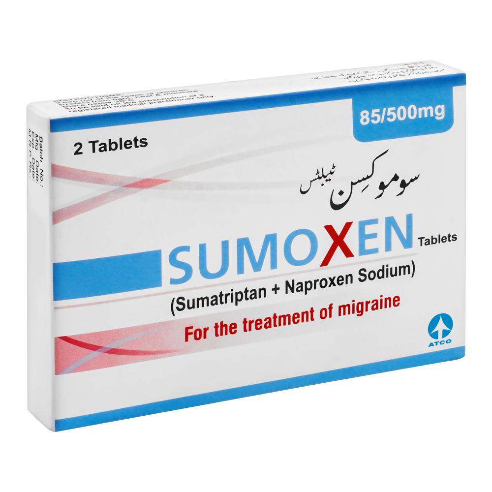ATCO Laboratories Sumoxen Tablet, 85/500mg, 2-Pack - Main Image