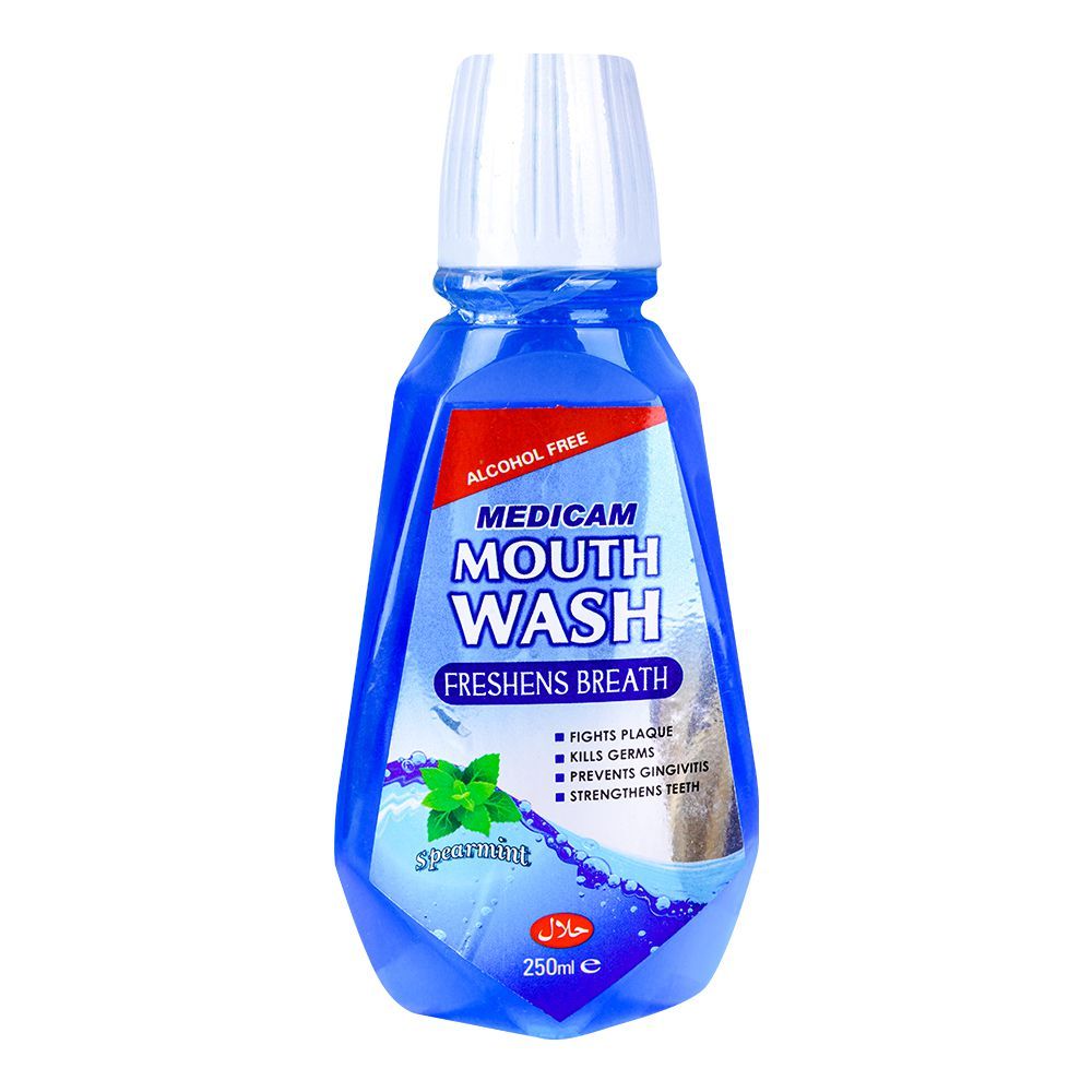 Medicam Spearmint Mouth Wash, 250ml - Main Image