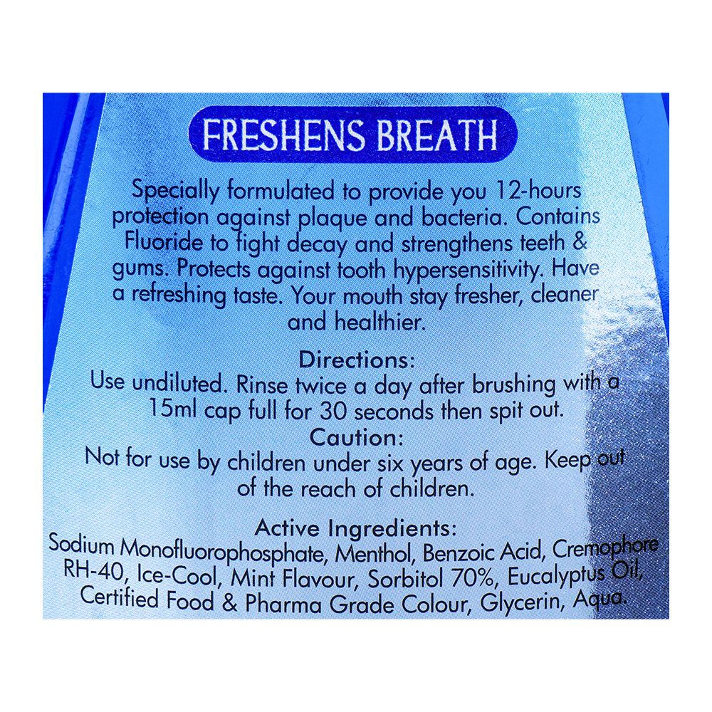 Medicam Spearmint Mouth Wash, 250ml - Image 3