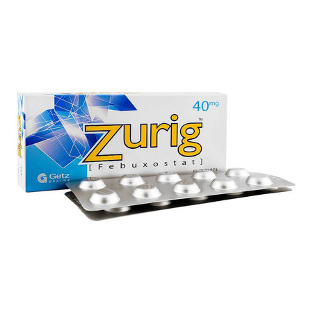 Getz Pharma Zurig Tablet, 40mg, 1-Strip - Main Image