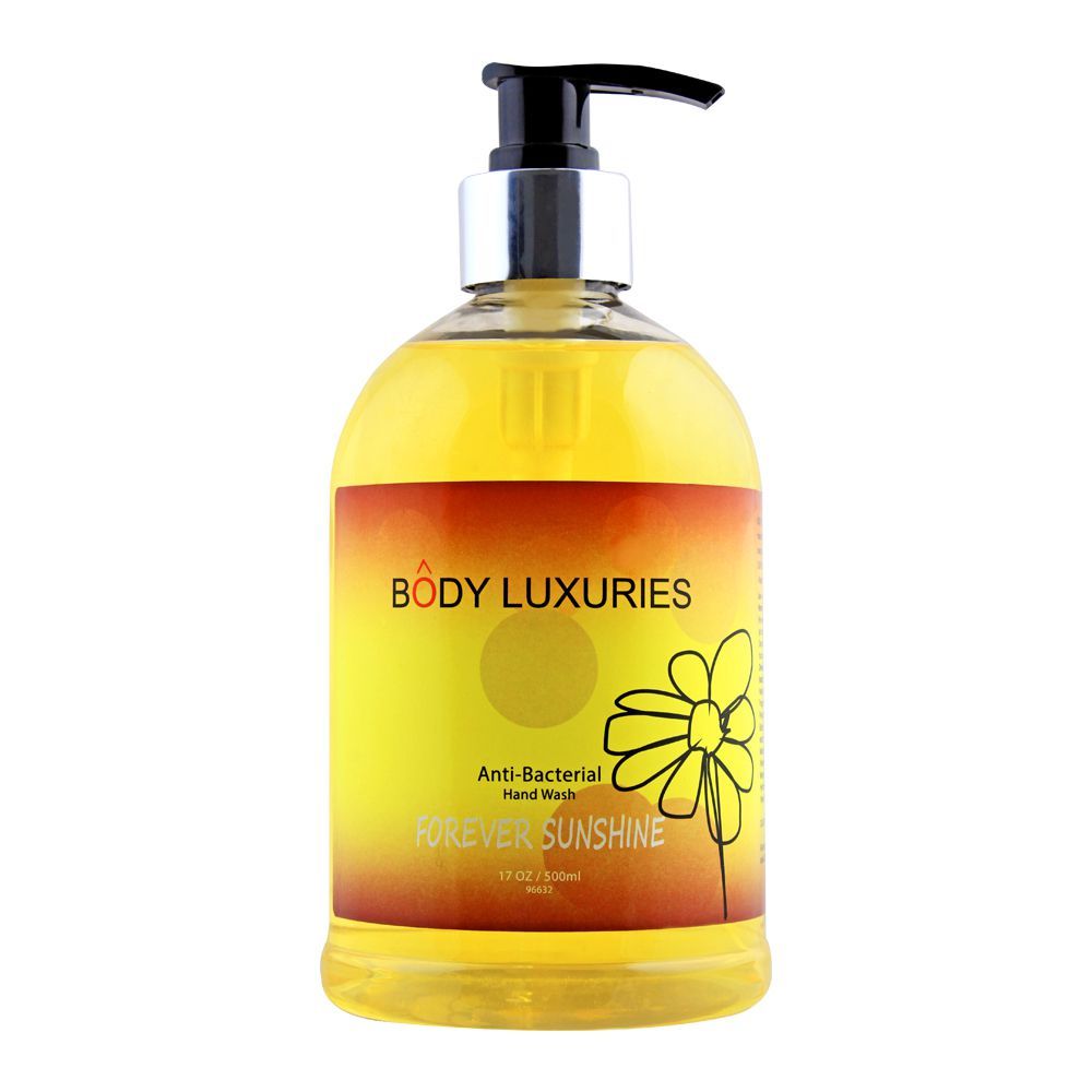 Body Luxuries Forever Sunshine Antibacterial Hand Wash, 500ml - Main Image