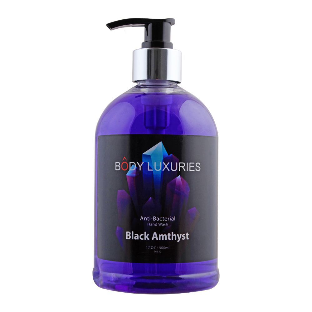 Body Luxuries Black Amethyst Antibacterial Hand Wash, 500ml - Main Image