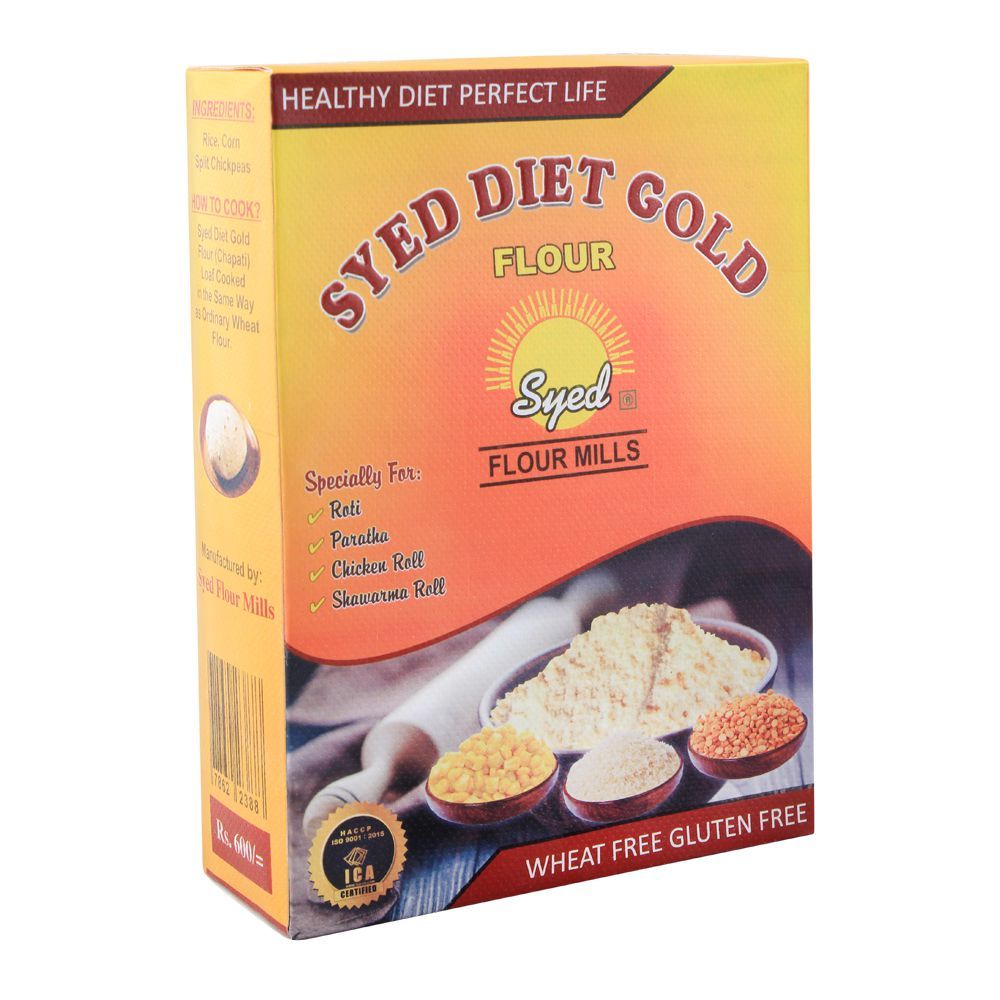 Syed Flour Mills Diet Gold Atta, Wheat & Gluten Free, 1 KG - Main Image