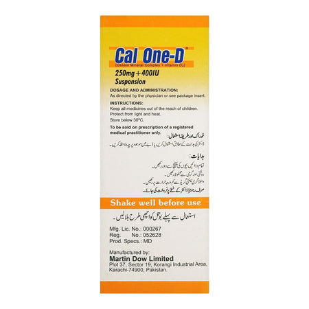 Martin Dow Cal One-D Suspension, 120ml - Image 3