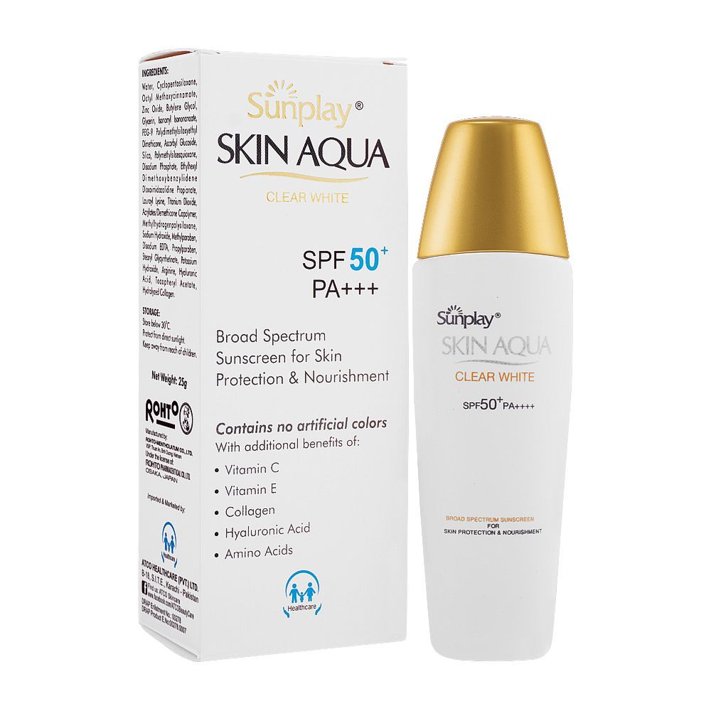 ATCO Healthcare Skin Aqua Clear White SPF-50, 25g - Main Image