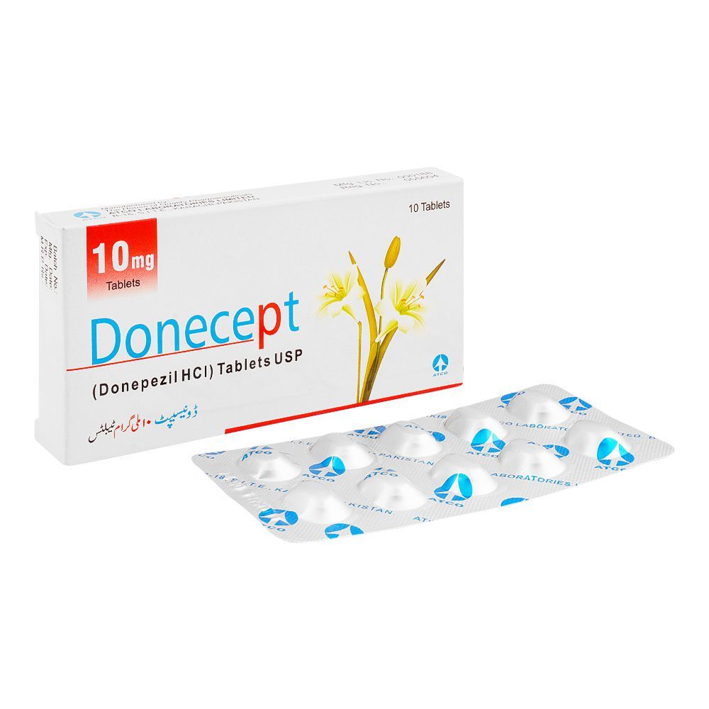 ATCO Laboratories Donecept, 10mg, 10-Pack - Main Image