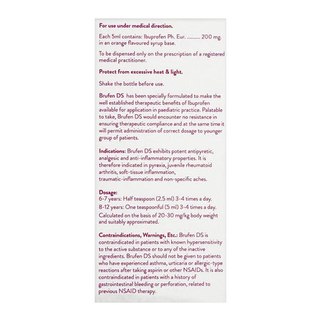 Abbott Brufen DS Suspension, 90ml - Image 3