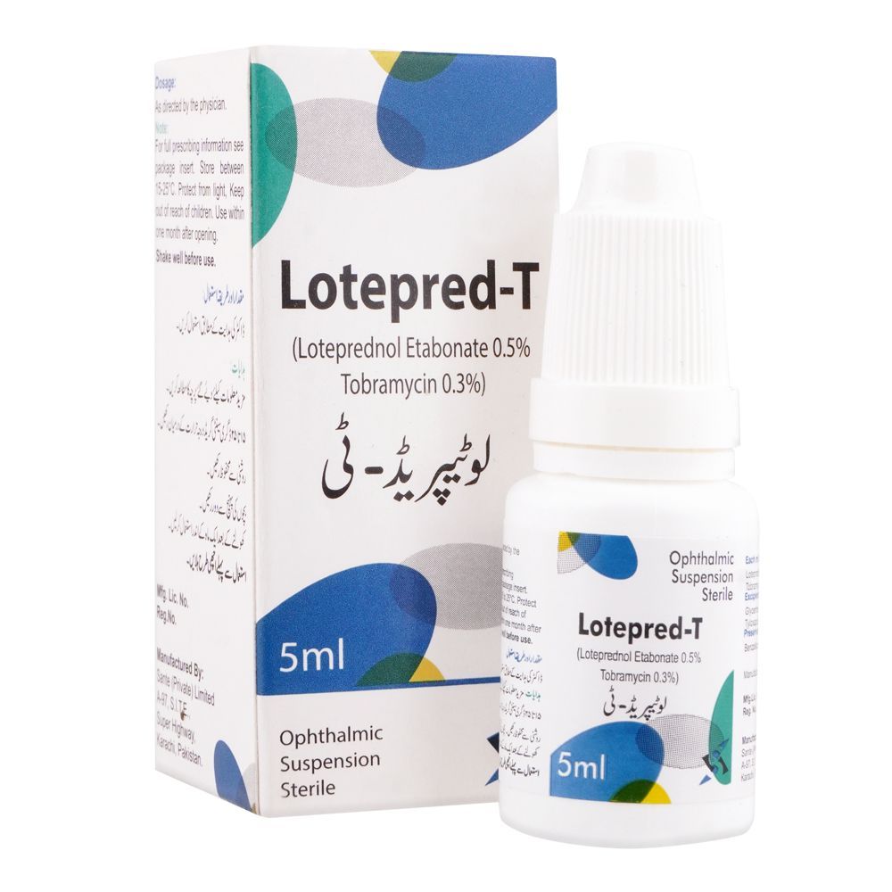 Sante Pharma Lotepred-T Ophthalmic Suspension, 5ml - Main Image